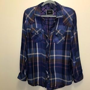 Rails Plaid Top